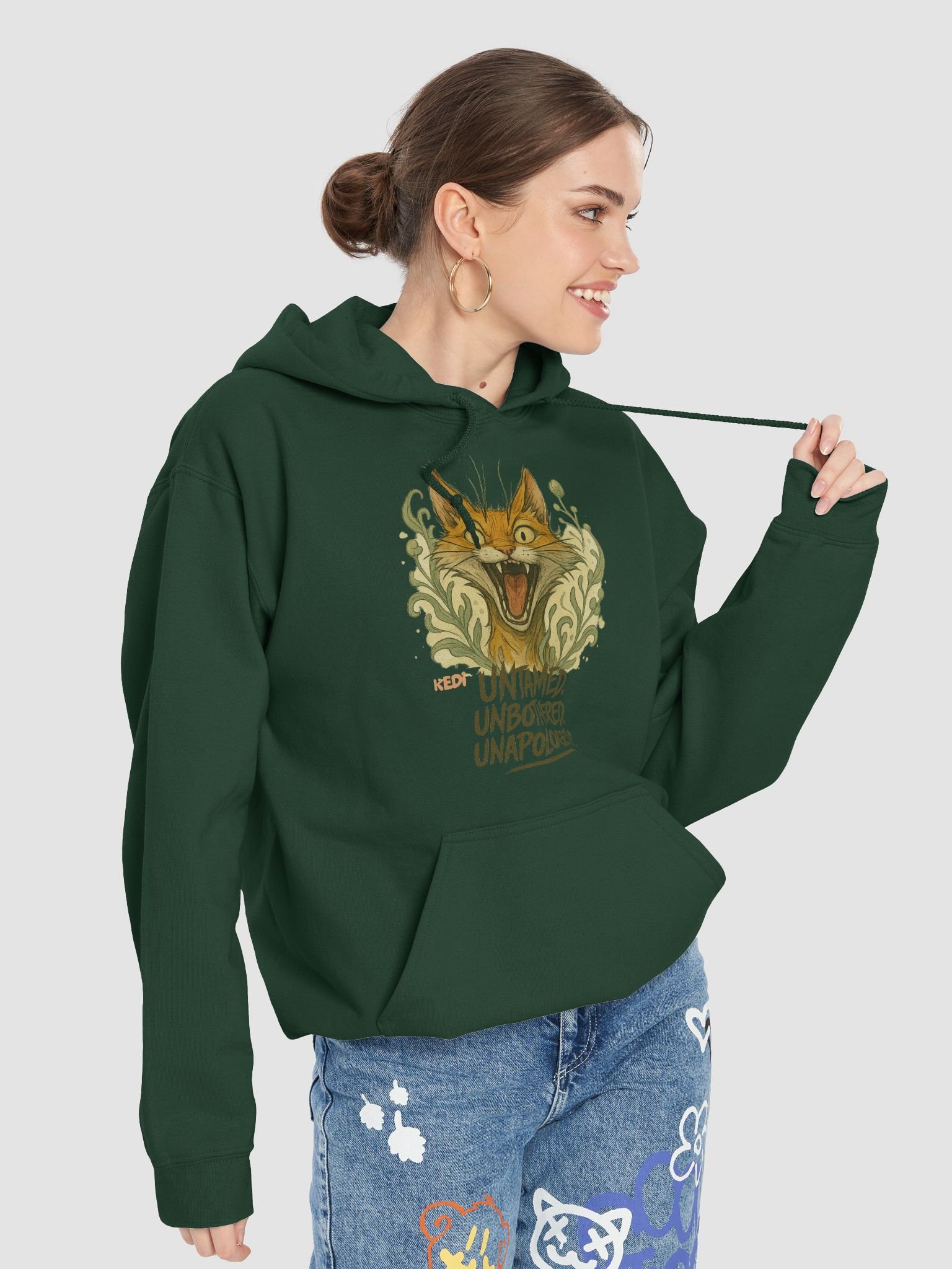 Untamed Cat Hoodie product image (43)