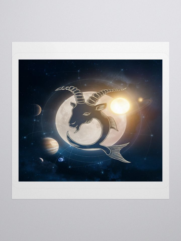 Capricorn Celestial Sign Sticker product image (1)