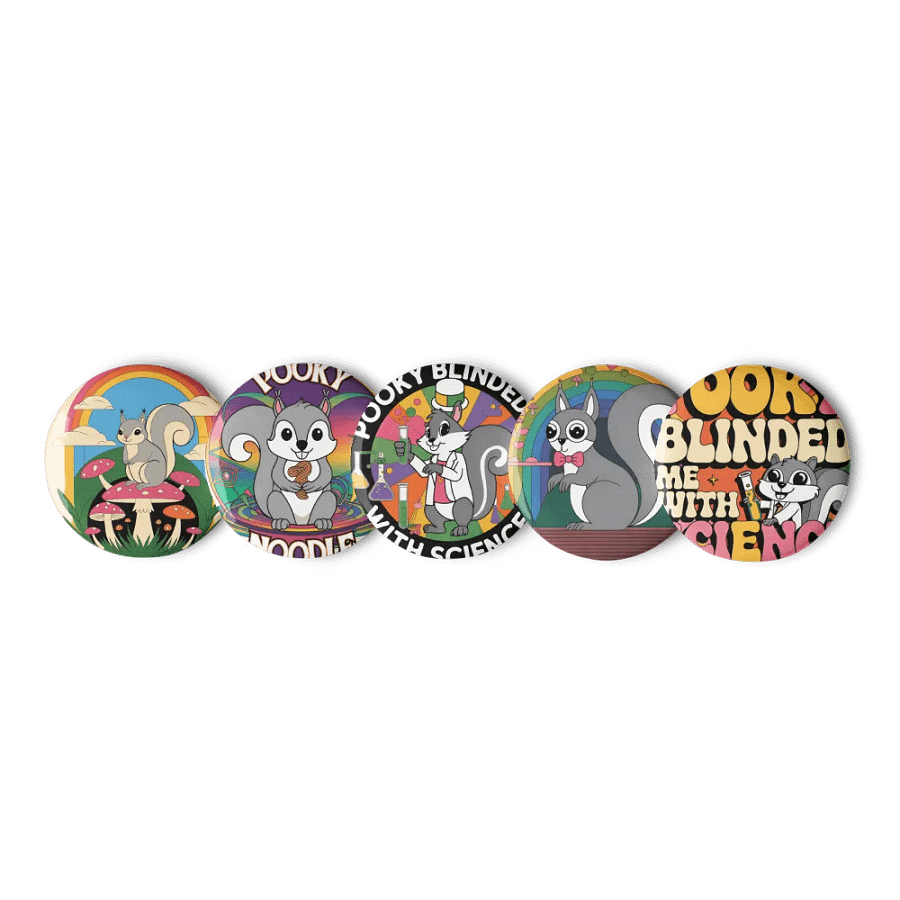 Original Pooky Artwork Buttons- E product image (1)