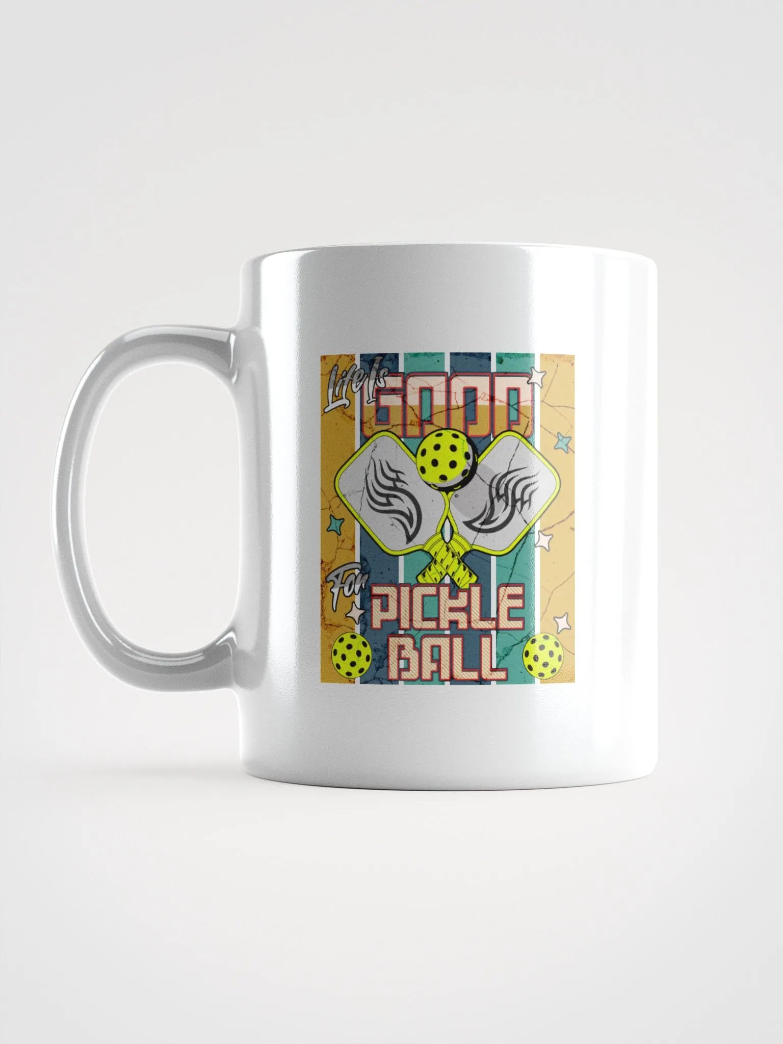Life Is Good For Pickleball Vibrant Mug product image (1)