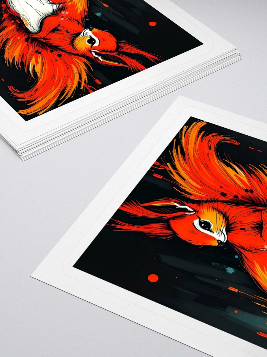 Vibrant Squirrel Kiss Cut Stickers product image (12)