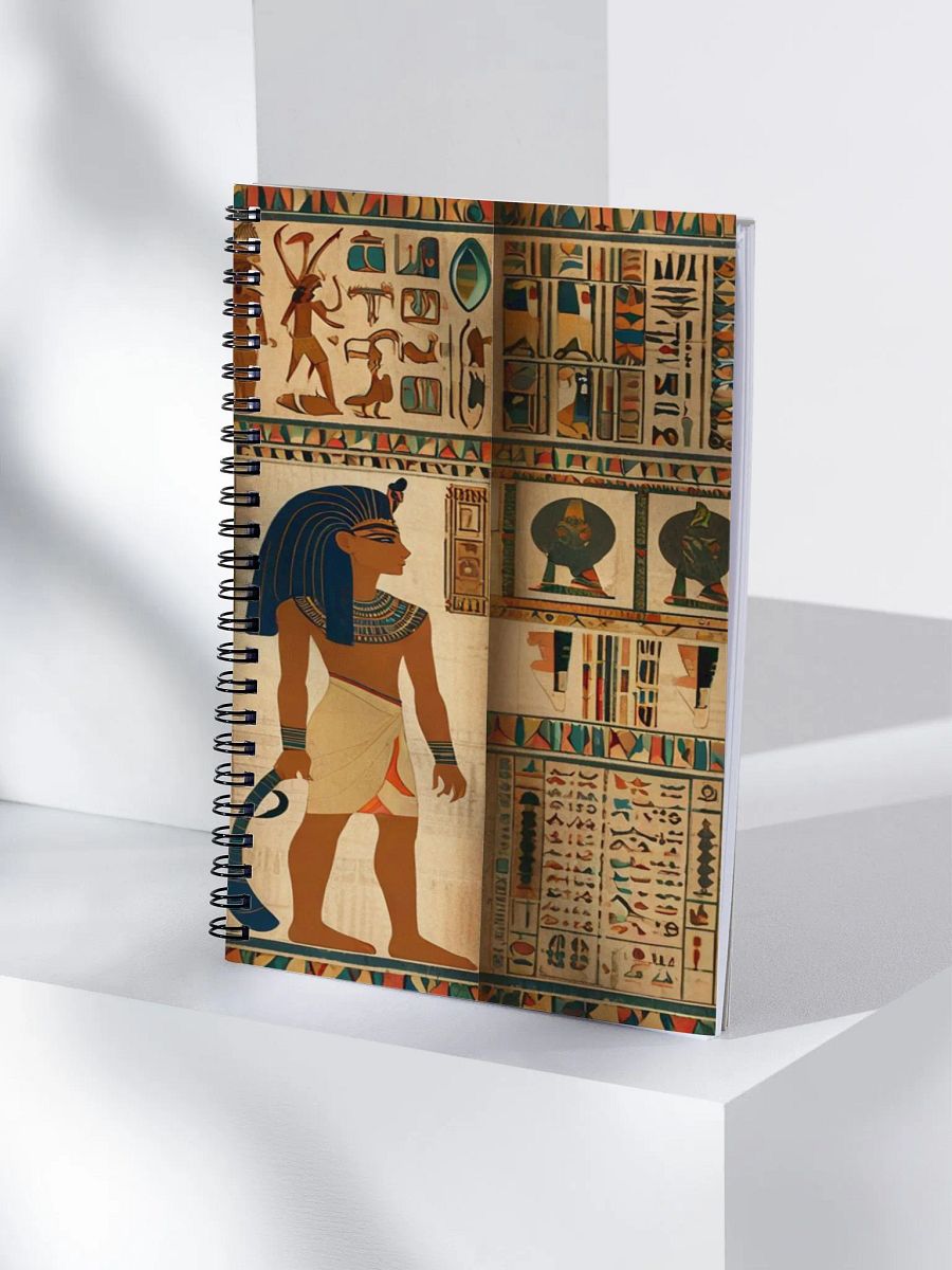 Ancient Egyptian Hieroglyphs Spiral Notebook product image (4)