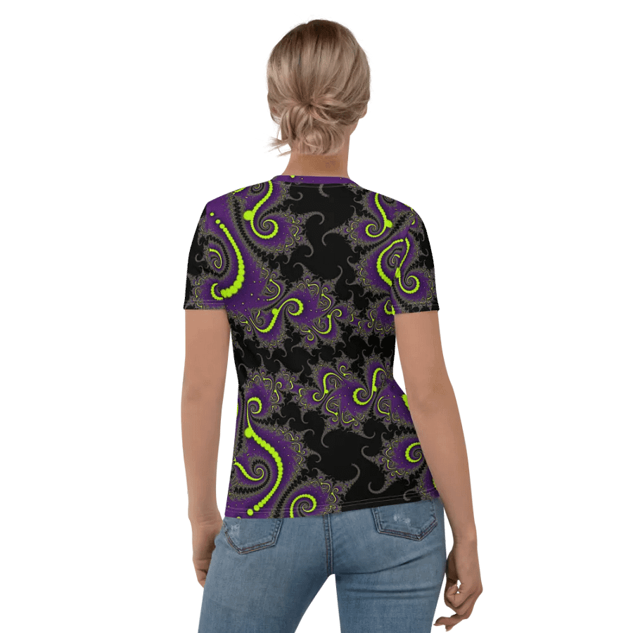 Fractal women's T-shirt - Acid Nights product image (8)