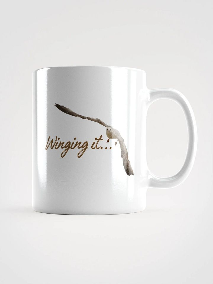 Winging it... Seagull Glossy White Mug product image (1)
