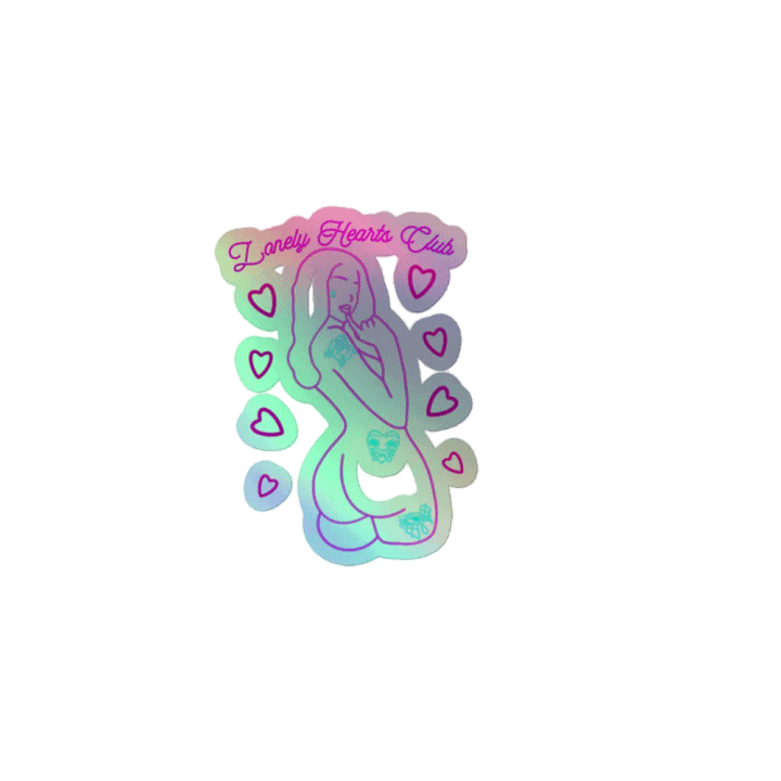 Lonely Hearts Club Holographic Sticker product image (1)