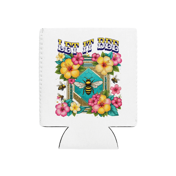 Let It Bee Flower Bloosom Can Cooler product image (1)