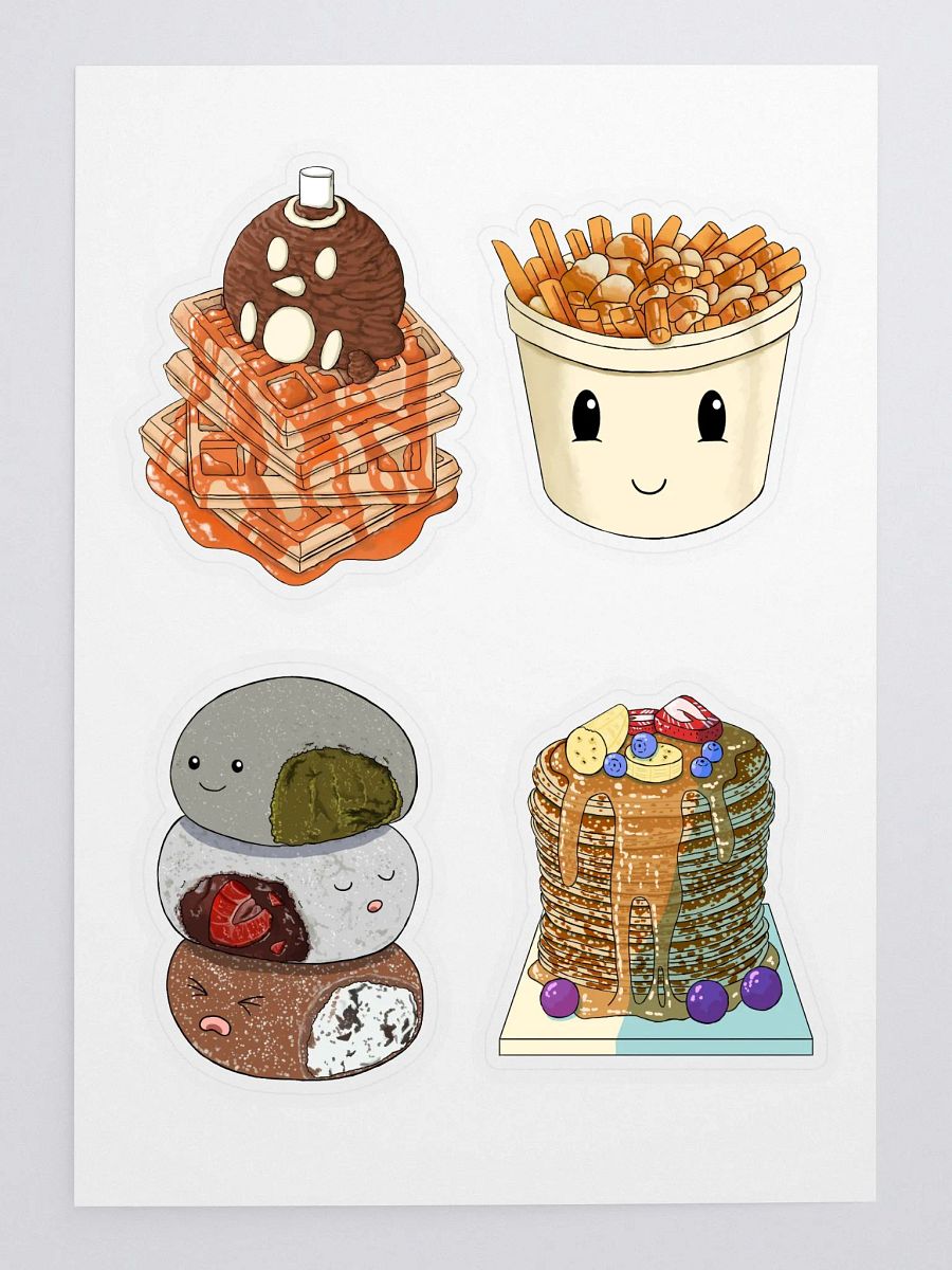 Food themed sticker sheet (1st batch) product image (3)