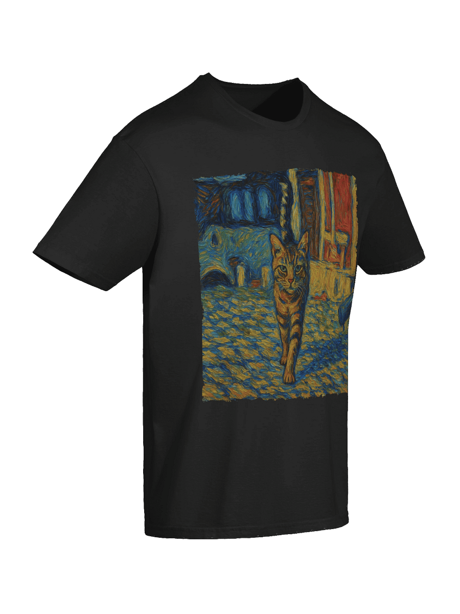Van Gogh Cat Walk T-Shirt product image (55)