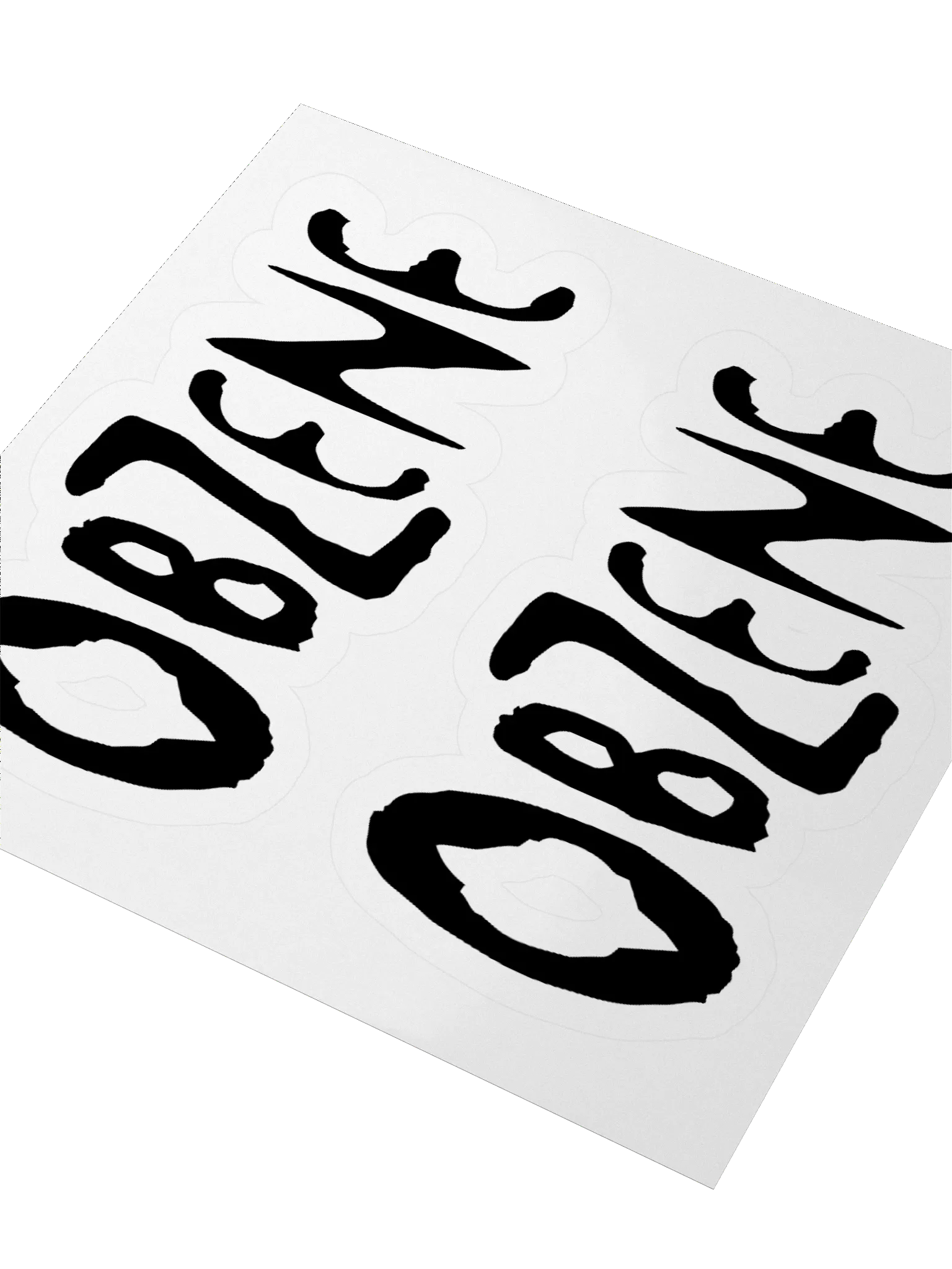 Brutal Logo Obzene Stickers product image (3)