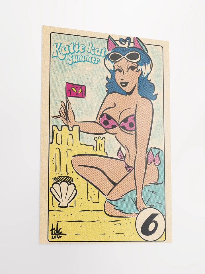 Retro Summer Card -Print product image (2)