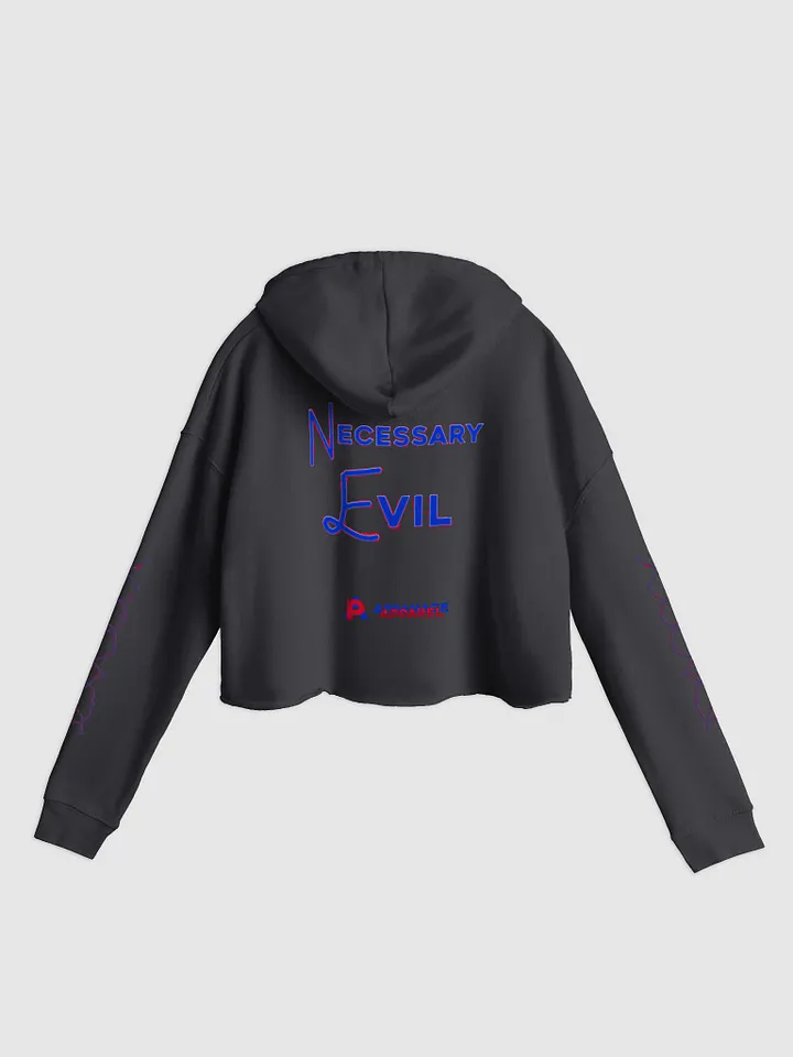 Necessary Evil Crop Hoodie product image (9)