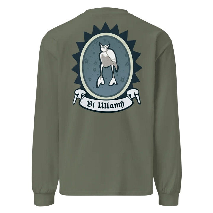Ulchabhán Bí Ullamh AS Colour Premium Meáchan Trom Léine Sleeve Fada (Back Patch) product image (2)