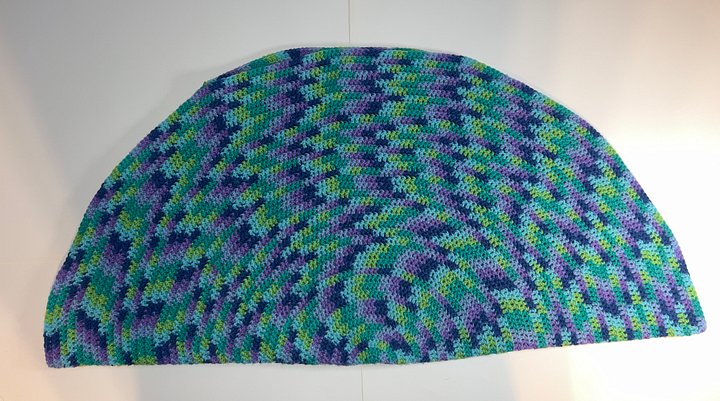 This speckled purple to green rug product image (2)