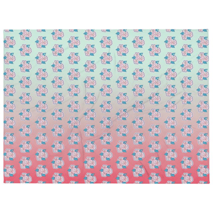 LGBTQIAP2S+ 2025, Trans Flower with Symbol, Blanket product image (1)