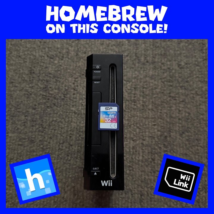 Pre-Modded Wii Console + 32GB SD Card! product image (1)