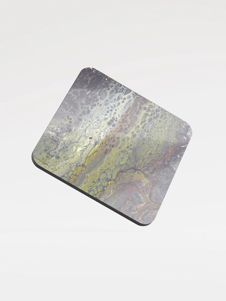 Amphibian 02 - Set of 4 Abstract Acrylic Pour Printed Coasters product image (1)
