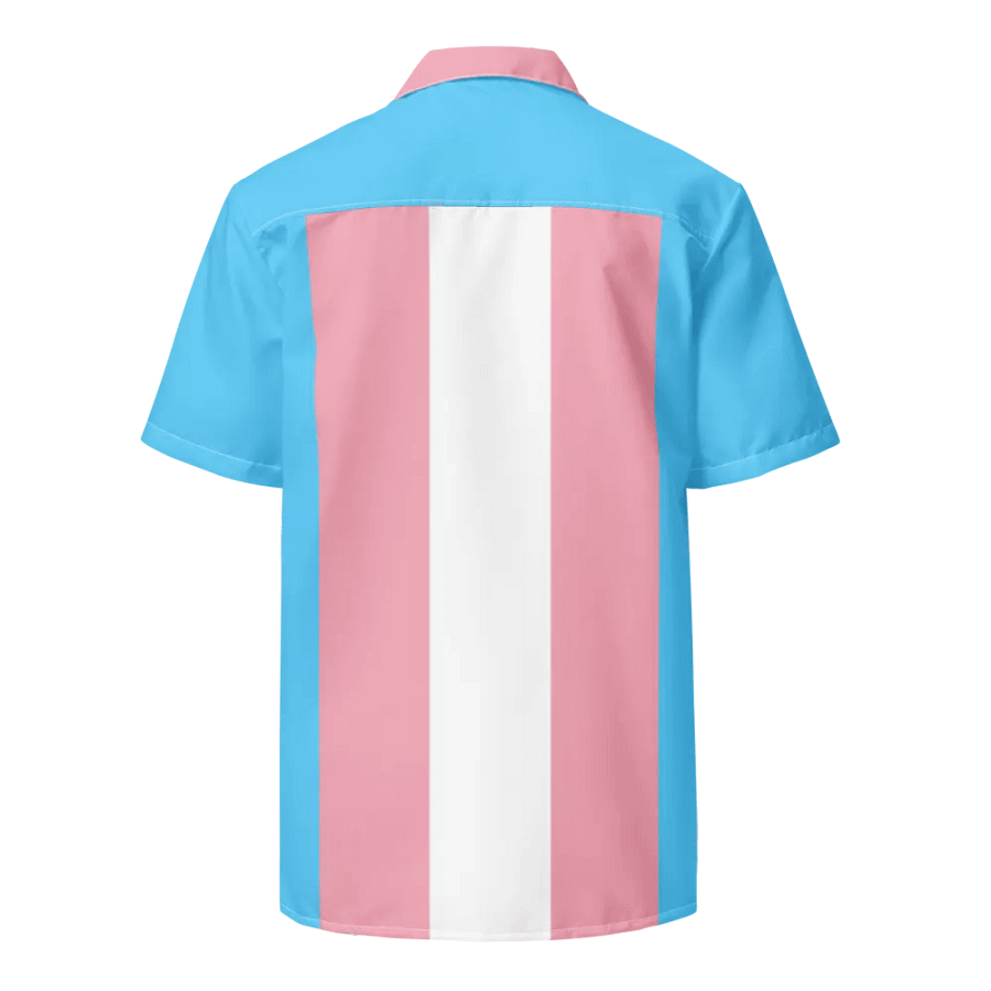 Trans Pride Flag - All-Over Hawaiian Shirt product image (10)