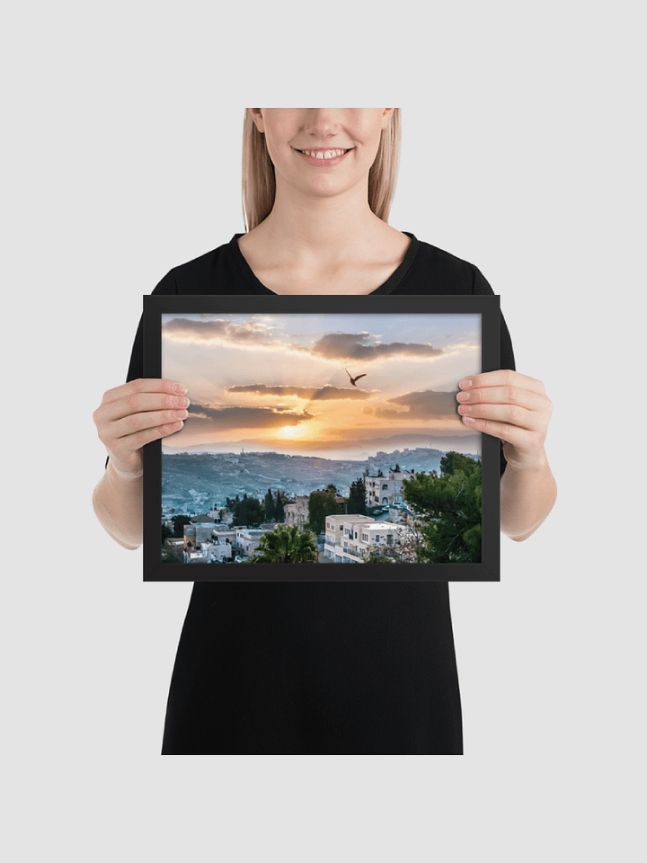 KIDRON VALLEY SUNRISE Framed Poster product image (2)