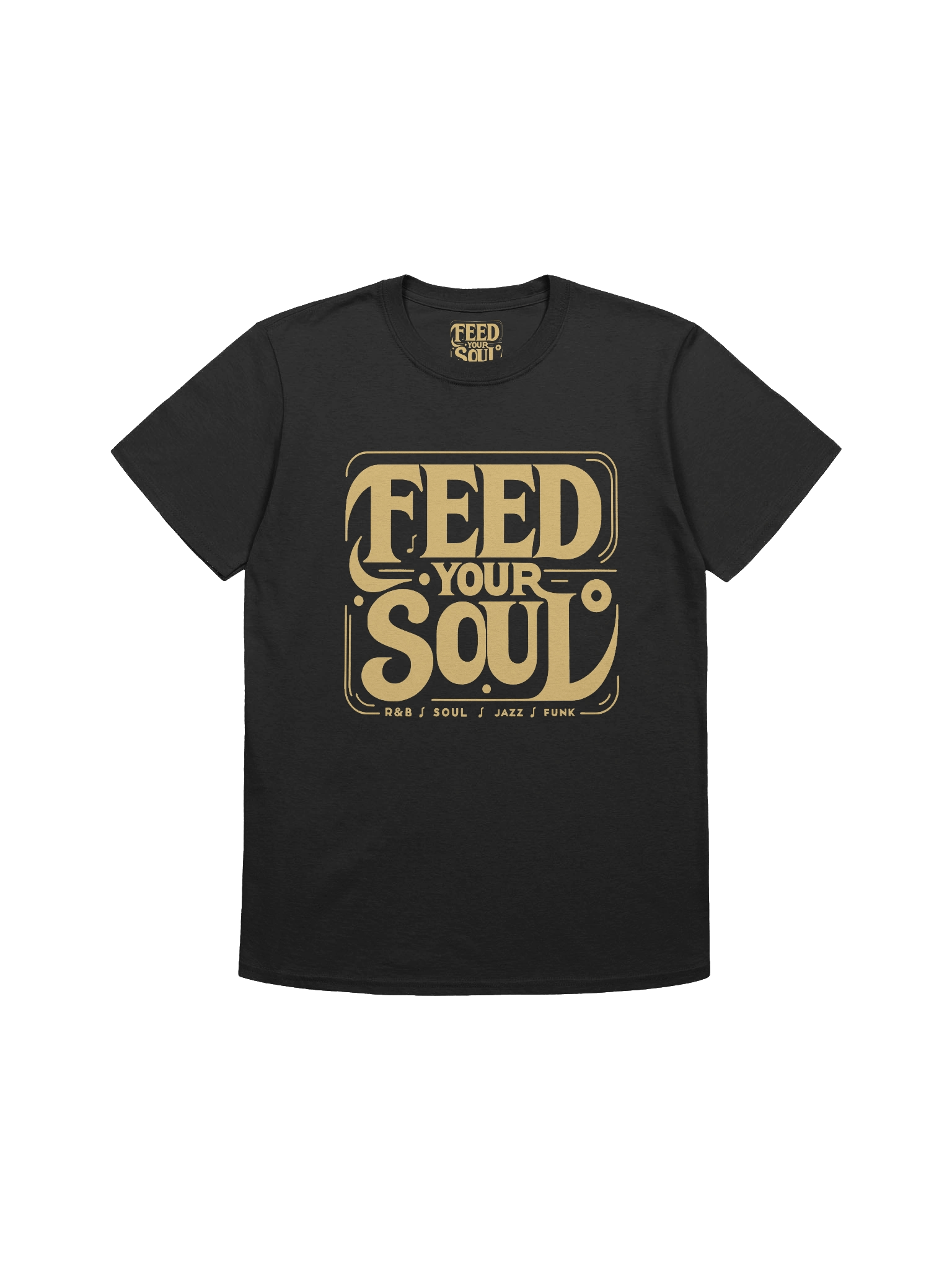 FEED YOUR SOUL GOLD LOGO T-SHIRT product image (1)
