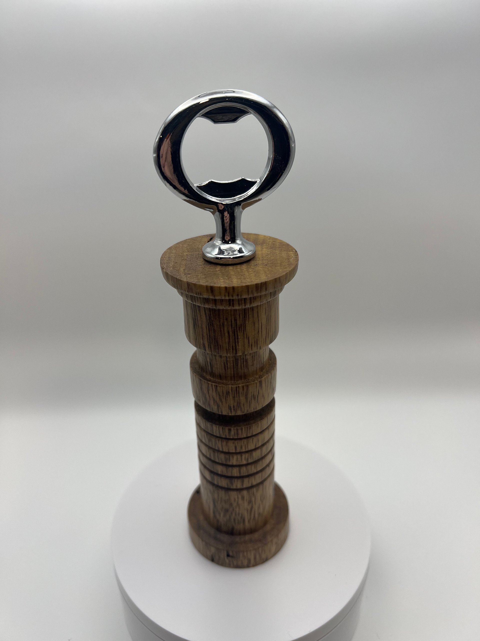 Hand-Turned Star Wars Inspired Black Limba Bottle Opener product image (2)