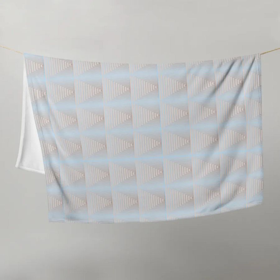 Modern Geometric Harmony Throw Description: product image (9)