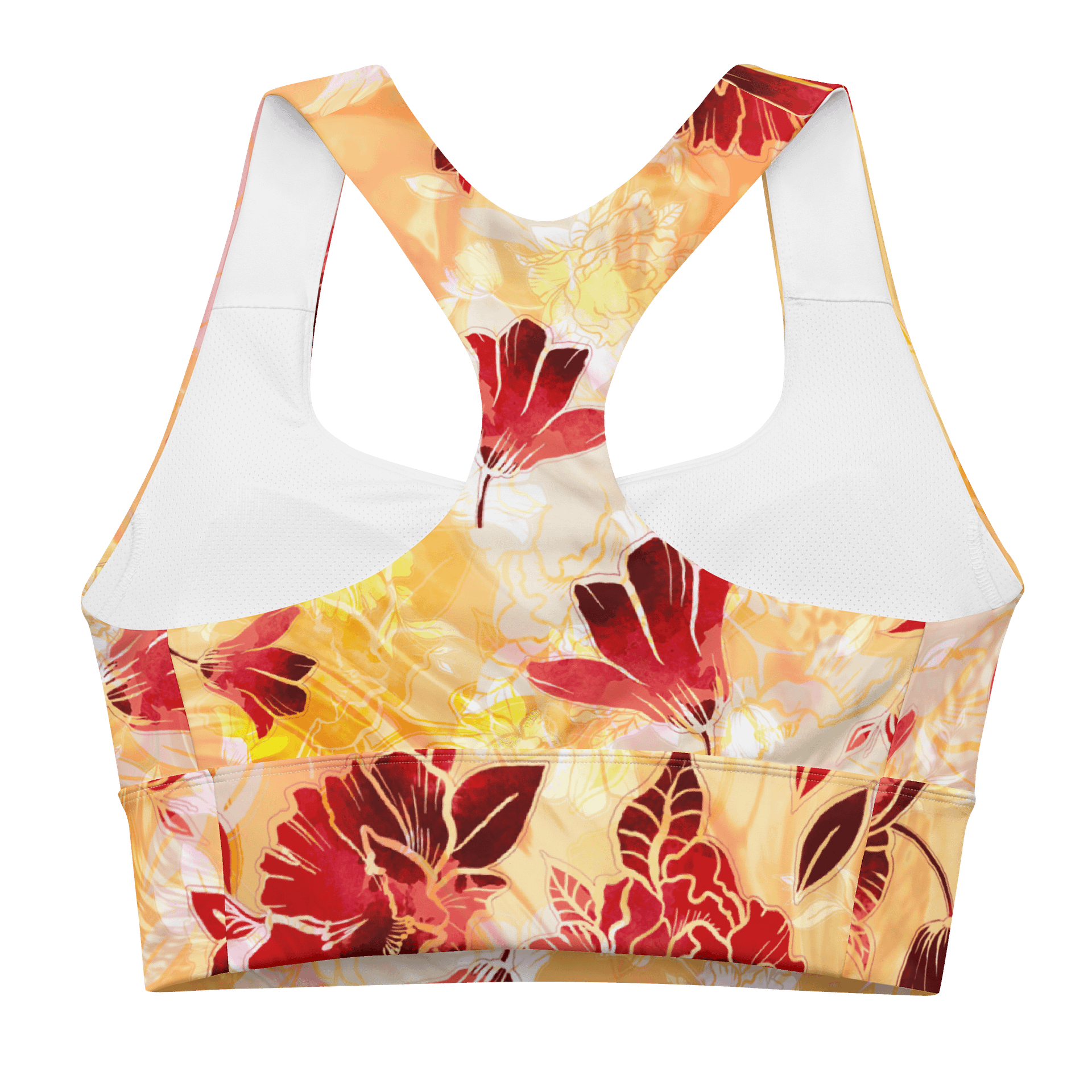Sunset garden-Recycled Longline Sports Bra product image (2)