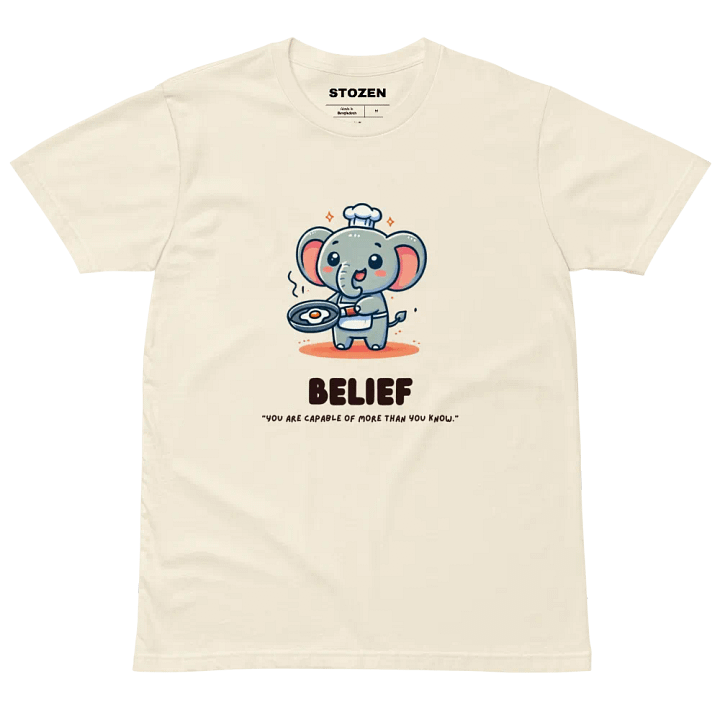 Belief Chef Elephant Premium T-Shirt product image (3)