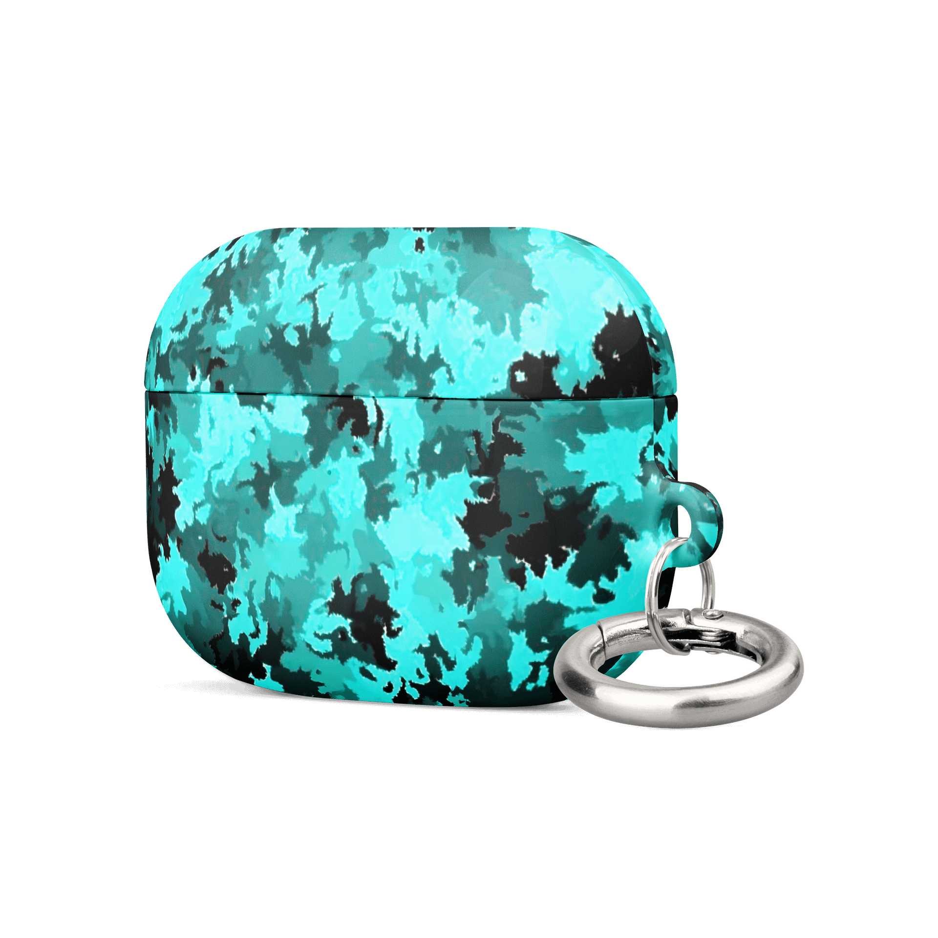 Turquoise Camo All-Over Print AirPods® Case product image (9)