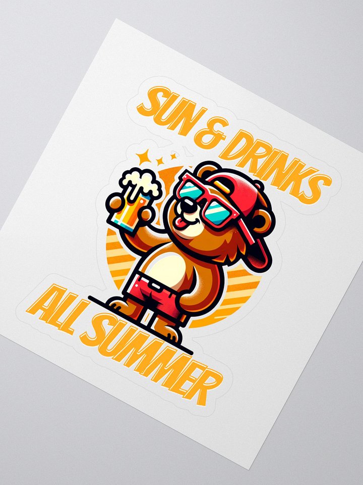 Summer Bear Vibes Sticker Pack product image (2)