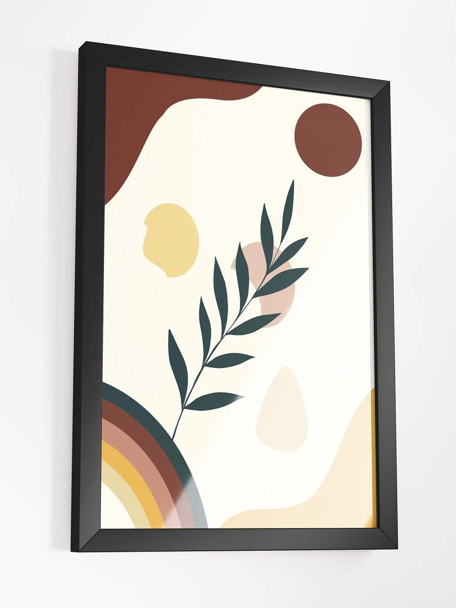 Earth Tones Abstract Framed Poster product image (14)