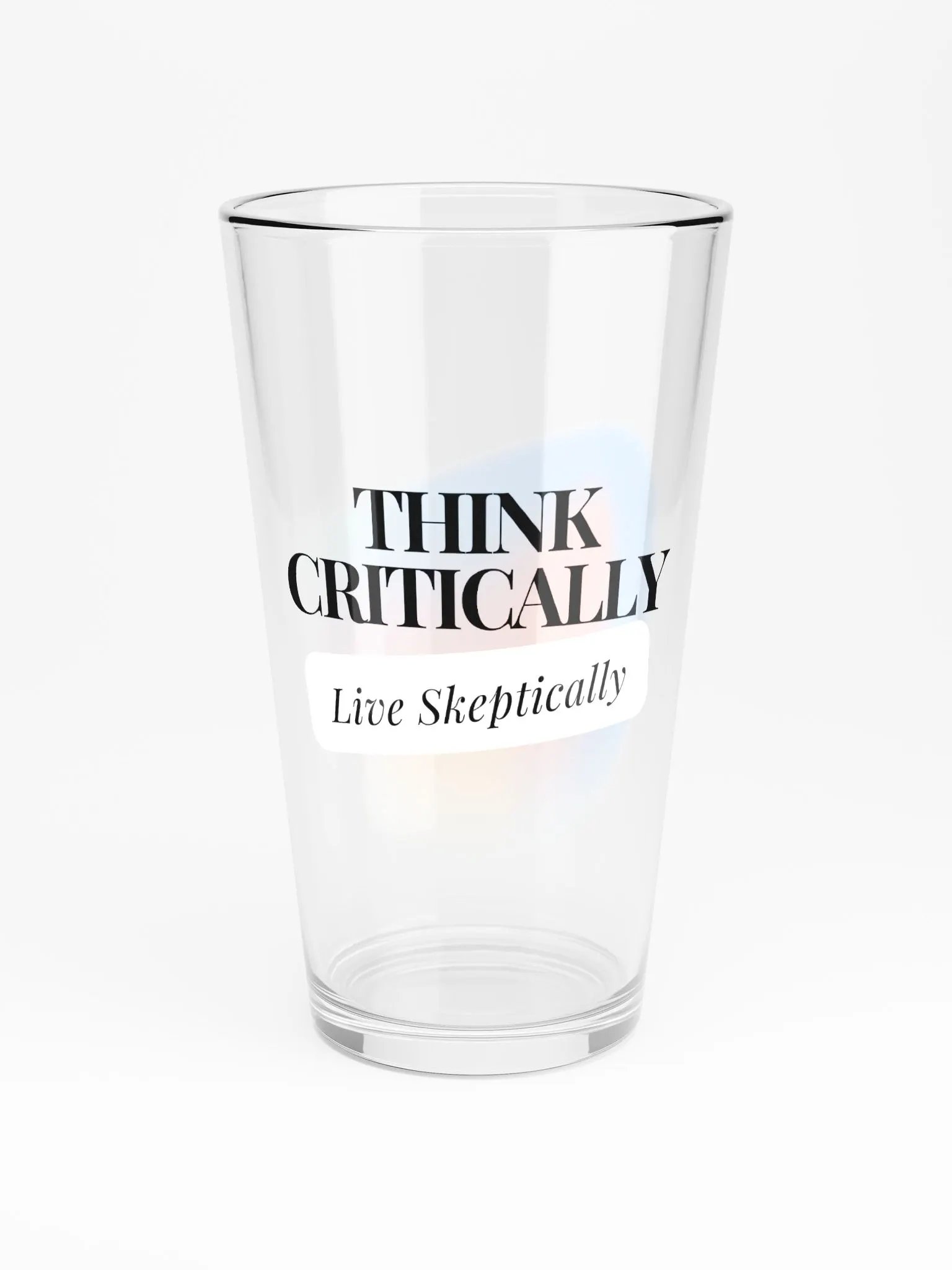 Think critically, live skeptically - Pint product image (3)