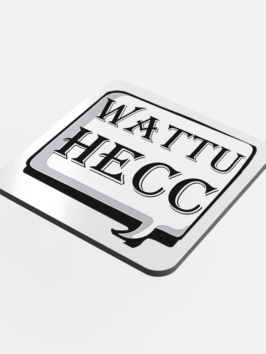 wattuhecc Glossed Cork Coaster product image (4)