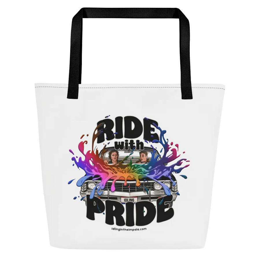 Ride with Pride Tote Bag w/ Pocket product image (1)