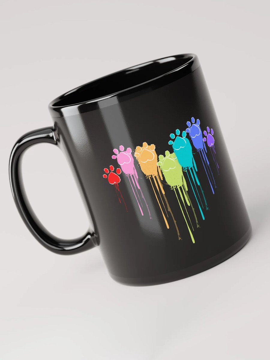 Rainbow Dog Paw Prints Mug product image (3)