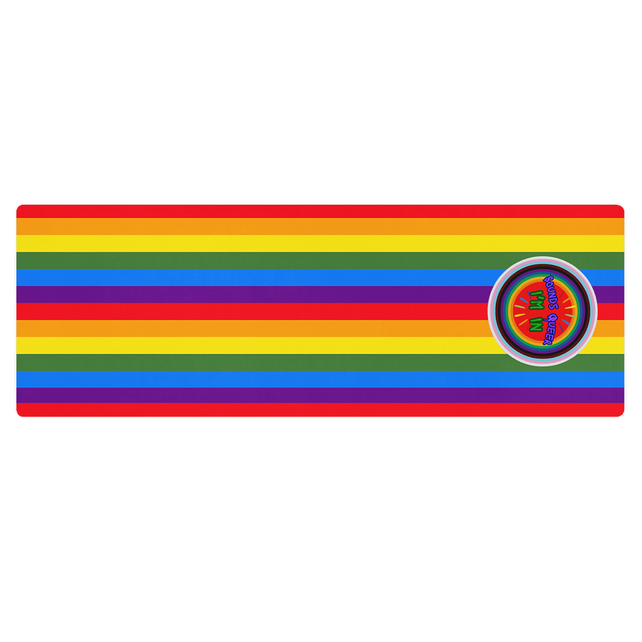 LGBTQIAP2S+ 2025, Sounds Queer I'm In, Yoga Mat product image (1)