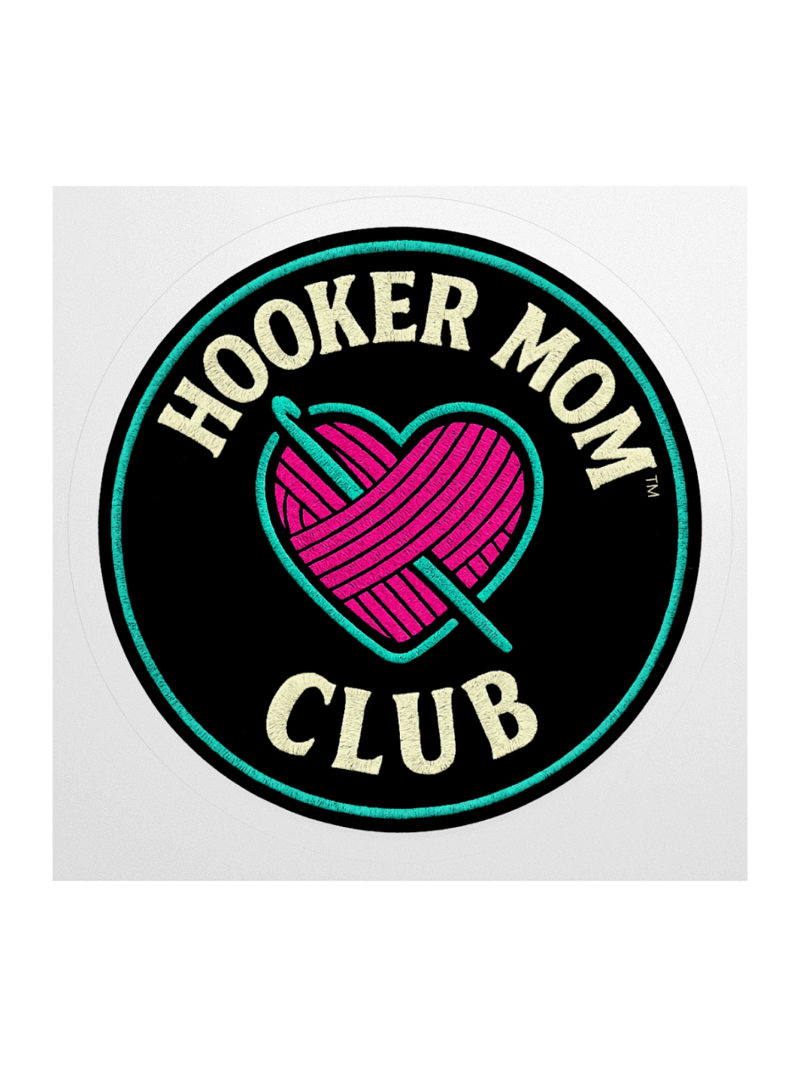 Hooker Mom™ Club Badge Sticker – Official Member Seal product image (1)