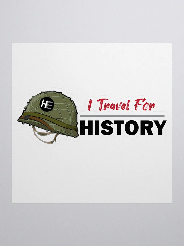 I Travel For History! Stickers product image (1)