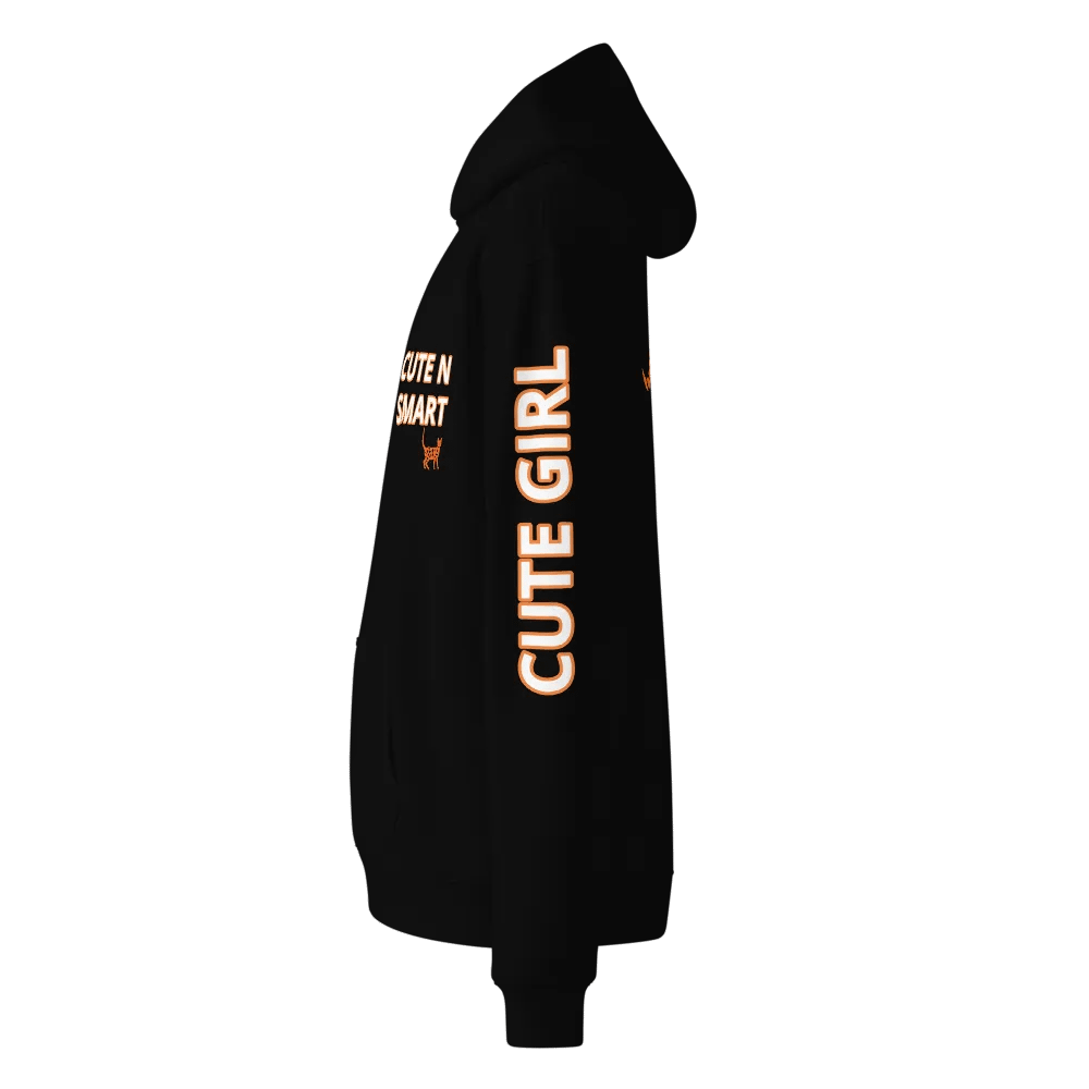 Cute N Smart Cat Outline Hoodie product image (4)