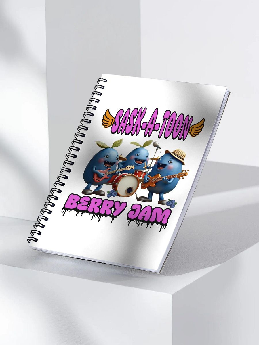 Saskatoon Berry Jam Spiral Notebook product image (2)