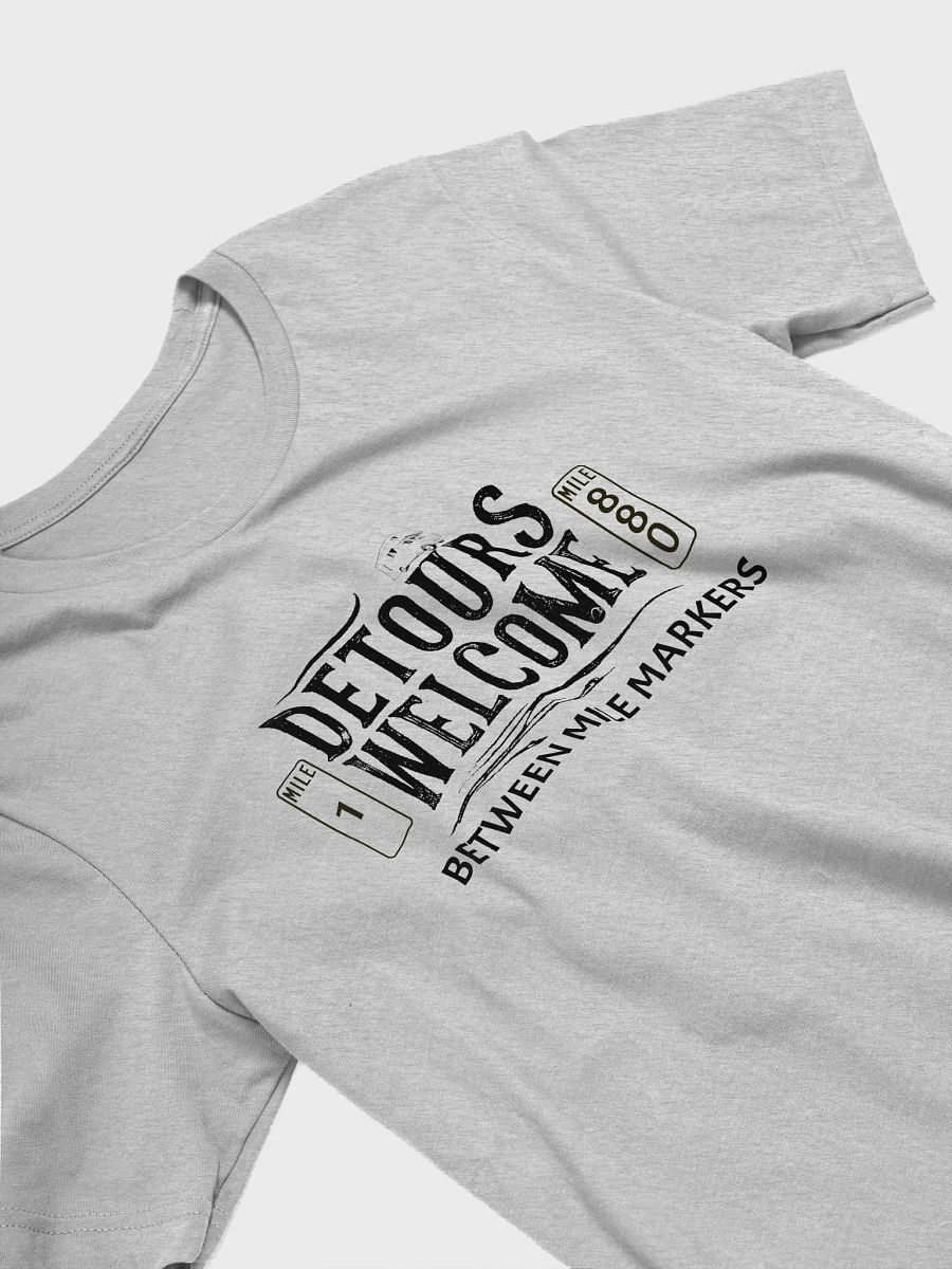 Unisex Short Sleeve Tee - Detours Welcome in Black product image (24)