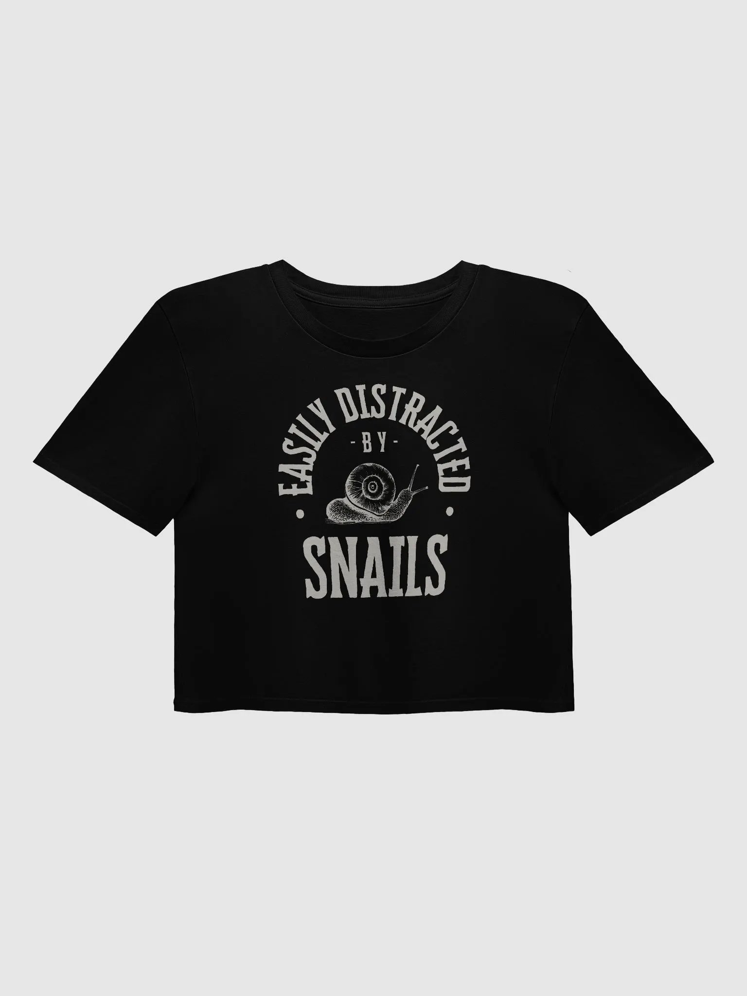 Easily Distracted by Snails Premium Crop Top product image (1)