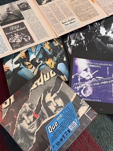 Nice n loud … 
Status Quo : Quo Live
Now spinning the 3rd night Sunday Oct 29th 1976
From the 8CD deluxe set