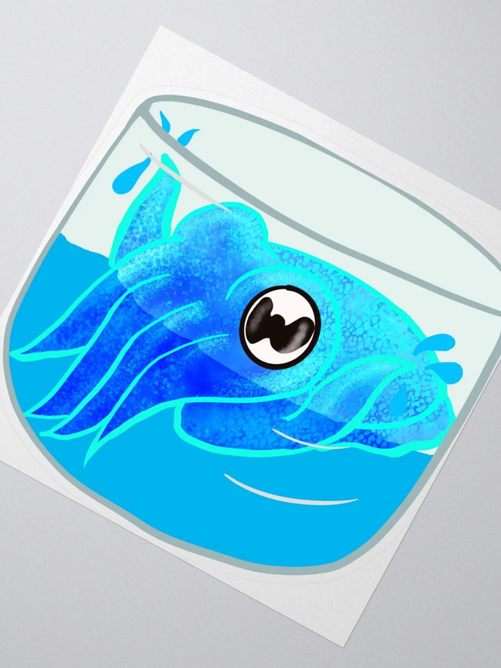 Hydrating Cuttlefish Sticker product image (2)