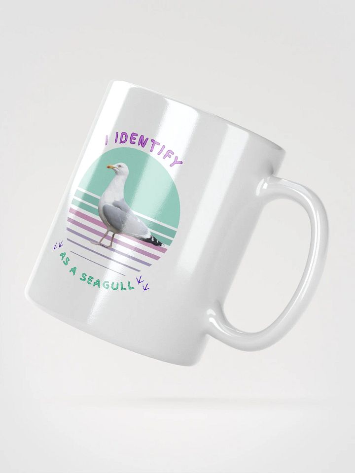 I Identify as a Seagull Gloss White Mug product image (3)