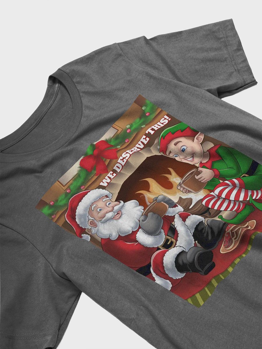 We Deserve This! Santa Claus and An Elf Taking a Break product image (15)