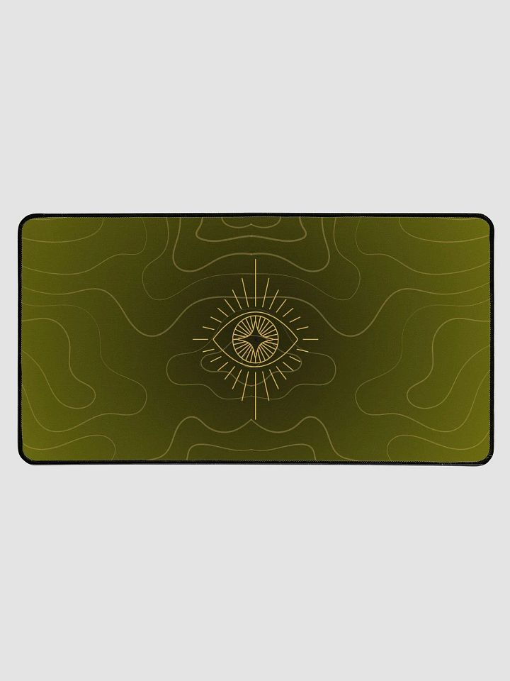 Yellow Hypnotic Eye Deskmat product image (1)