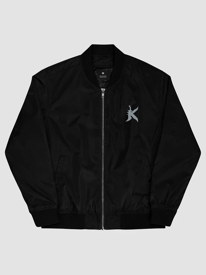 Killakris Faux Leather Bomber Jacket product image (1)