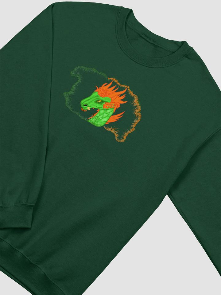 Fiery Dragon Head Crewneck Sweatshirt product image (2)