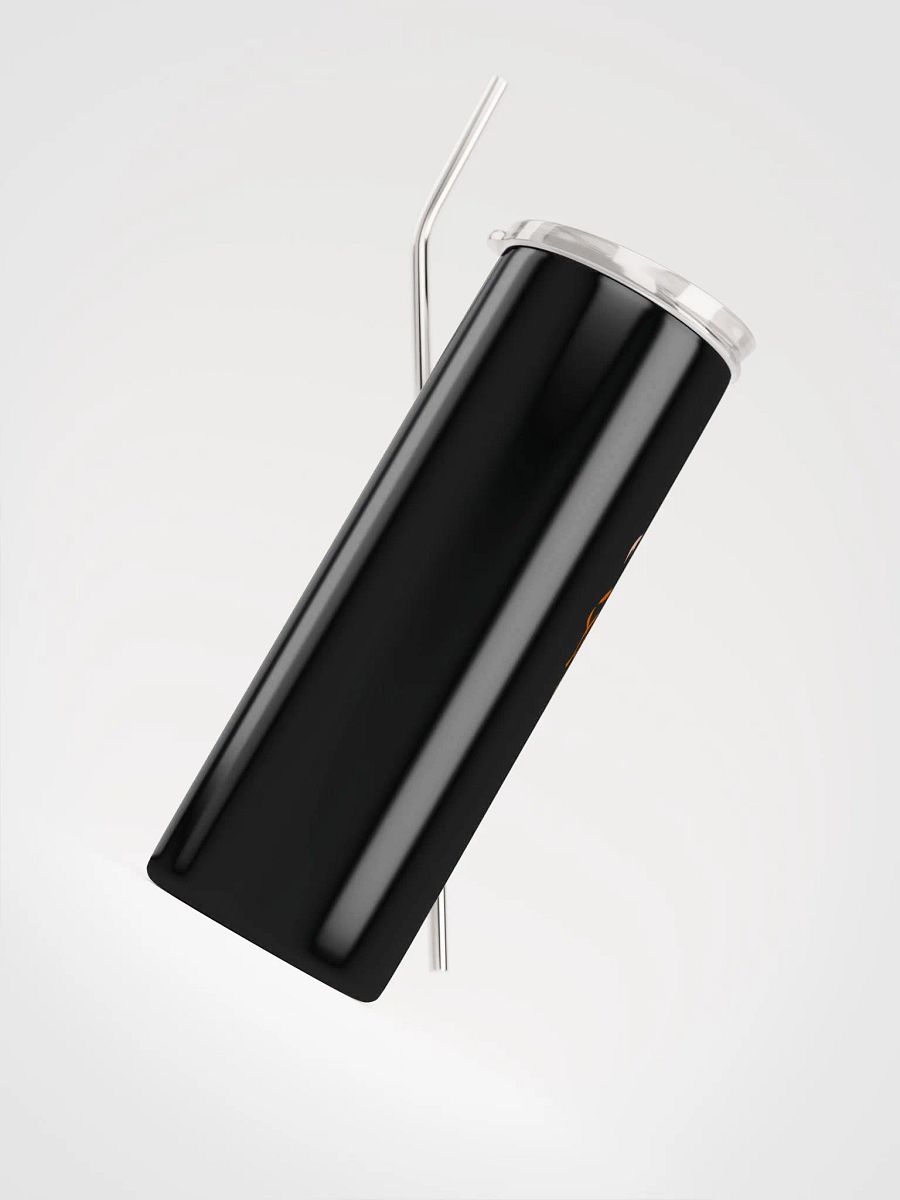 Black Gemini Zodiac Stainless Steel Tumbler - Vibrant Gemini Girls Illustration product image (4)