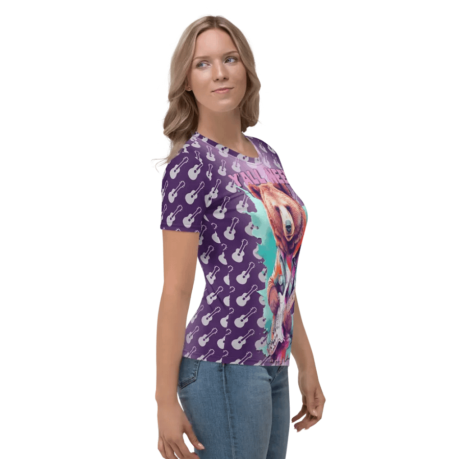 Y'all Need Music Bear All Over Print T-shirt product image (5)